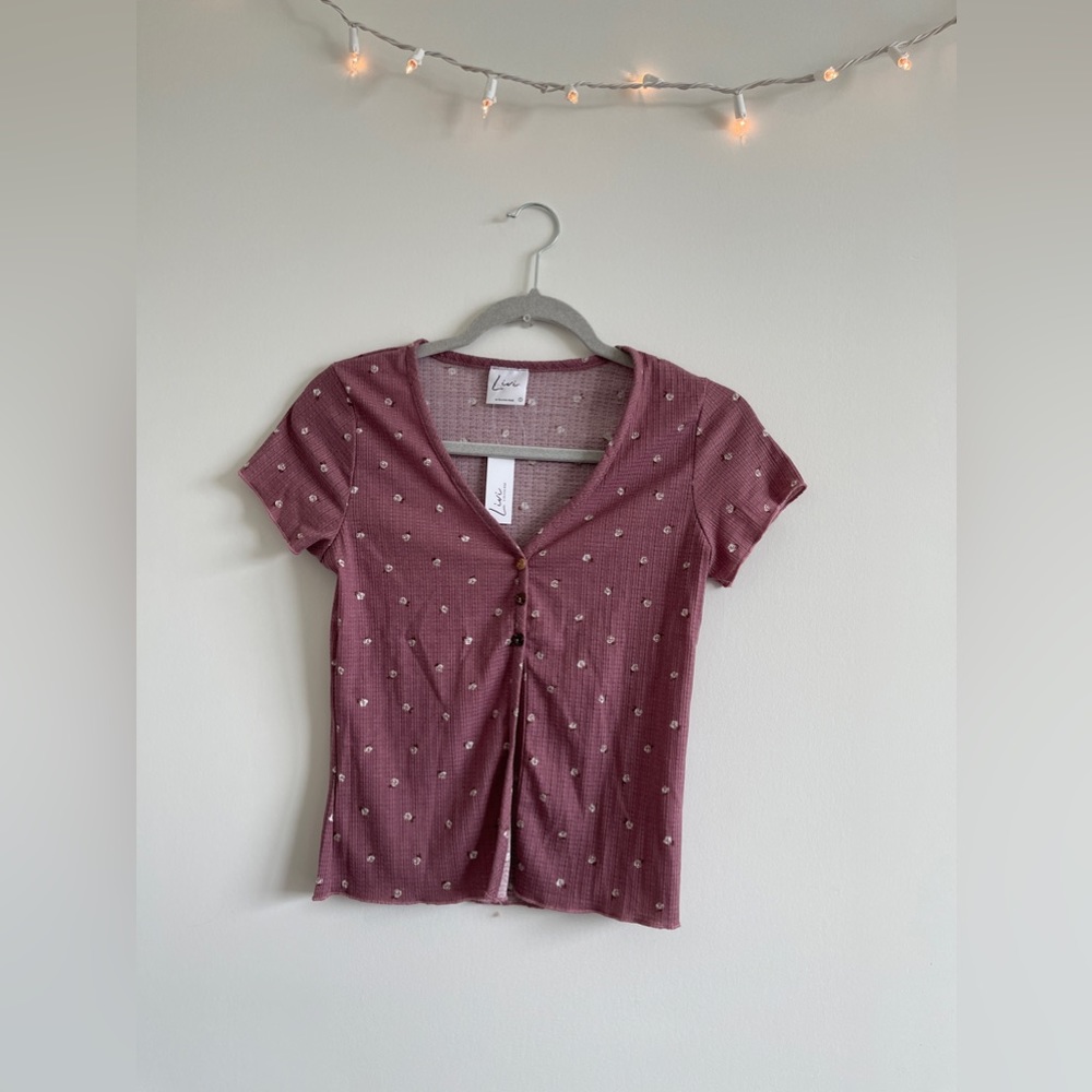 Purple( with Pretty White Flowers$& Pinkish Purple Shirt 🩷💜 (Livi by Olivia Rae)